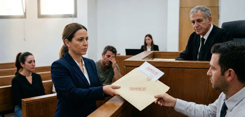 הגשת דוחות חסויים מטעם מחלקת הרווחה במהלך סכסוך משפטי בין הורים